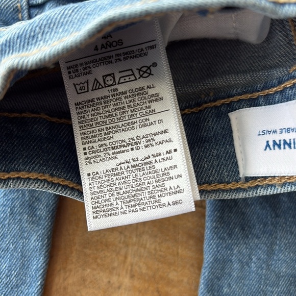 Old Navy Girls Blue Skinny Jeans 4t - Picture 8 of 8